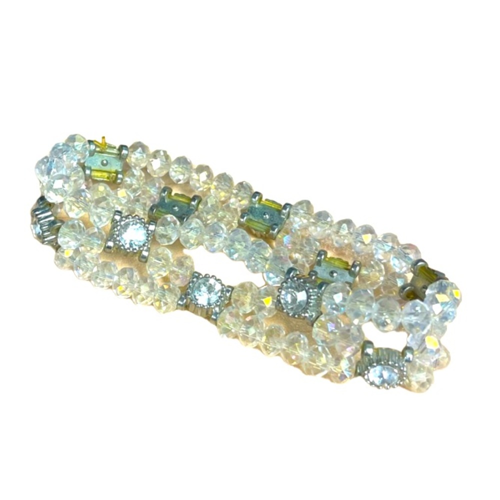 Faux Crystal Diamond Bracelet - Picture 9 of 11